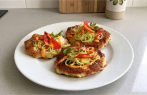 Hearty Potato Pancakes from Boiled Potatoes: Crispy Dinner from Leftovers in 25 Minutes Various potato pancakes topped with cheese and vegetables